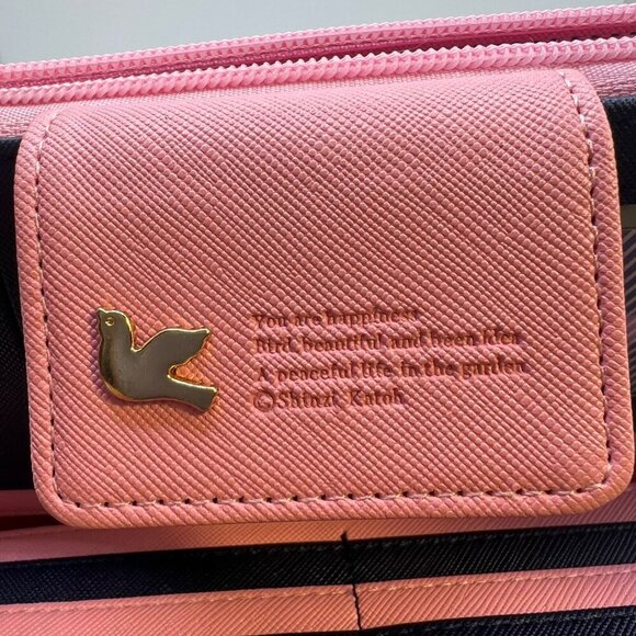 Blue  Pink Wallet Long Compact Wallet Pink Wallet - Picture 4 of 8